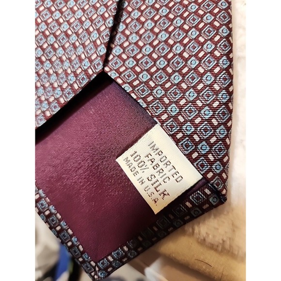 VINTAGE Yves Saint Laurent YSL Mens tie 100% Silk Imported‎ Fabric Made in USA - Picture 4 of 5